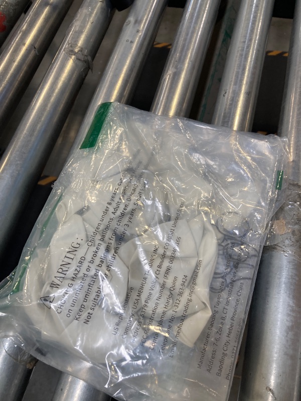 Photo 1 of 110pcs White Balloon 12 inch, White Latex Balloons for Birthday Party Baby Shower Wedding(with 2 Ribbons).