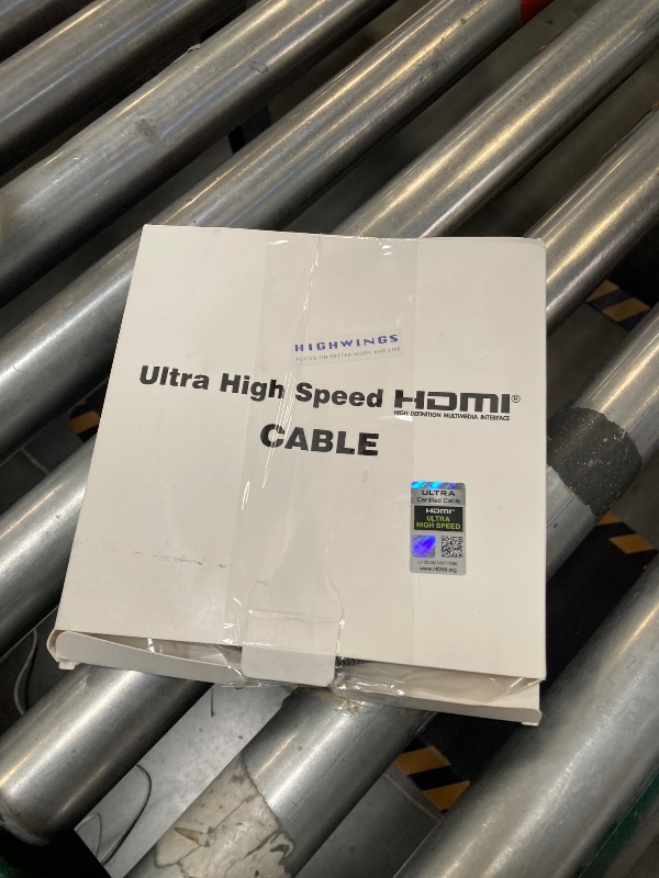 Photo 1 of Highwings 8K@60 HDMI Cable 10FT/3M, 48Gbps 2.1 High Speed HDMI Braided Nylon 4K120 144Hz RTX 3090 eARC HDR10 4:4:4 HDCP 2.2&2.3 Compatible for PS5, PS4, UHD TV and PC