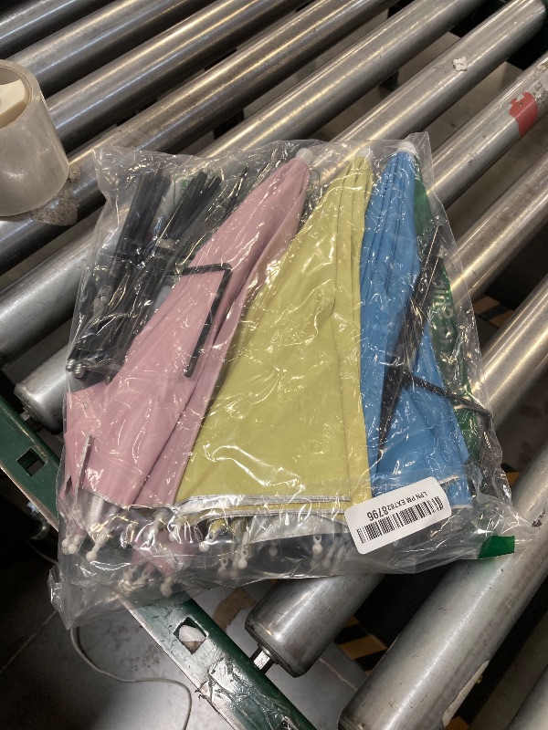Photo 1 of Tryly 3Pcs Plant Umbrellas for Outdoor Plants,Garden Umbrella Shade for Potted Plants and Garden Beds,Provide Shade to ?Defend Plants From Blazing Sun (1Yellow 1Pink 1Blue)
