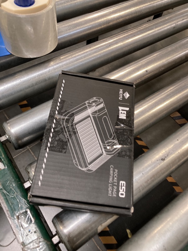 Photo 1 of 2400LM Rechargeable Camping Lantern – Folding Portable Solar Camping Light for Tent & Power Outages, Magnetic Base, 1/4" Screw Adapter, USB-C & Solar Powered for Hiking,Outdoors