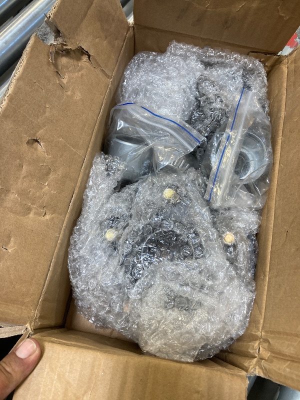 Photo 1 of YEOPGYEON 2 Sets Trailer Hub Kit 5 Bolt 4.5 for 3500 lbs Trailer Axles 1-3/8'' & 1-1/16'' EZ-LUBE Spindle, Trailer Idler Hub Kit with L68149 L44649 Bearing Kit