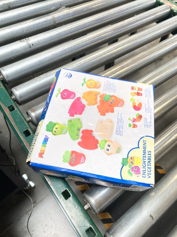 Photo 1 of MOONTOY Baby Montessori Stacking Toys Learning Toys for 1 + Year Old 18pcs Plant Flower Pots & Puzzles Set, Color Sorting Toys for Toddlers 1-3, Birthday Gifts for 2 Year Old Girls Boys