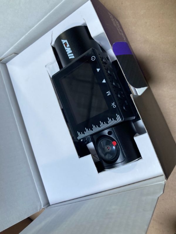 Photo 1 of iiwey Dash Cam Front Rear and Inside 1080P Three Channels with IR Night Vision Car Camera SD Card Included Dashboard Camera Dashcam for Cars HDR Motion Detection and G-Sensor for Car, Taxi, Uber