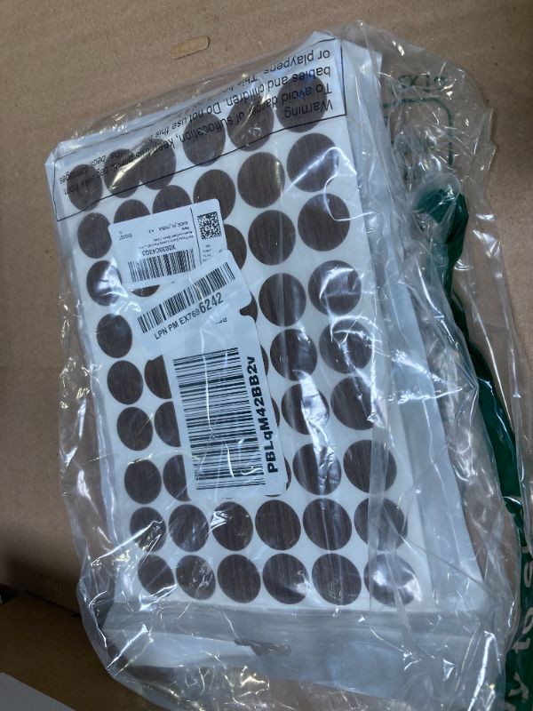 Photo 1 of 864 Wood Stickers for Furniture, 0.83 Inch Screw Hole Covers, Waterproof PVC, Adhesive Wood Grain Stickers for Screw Holes, Wall Cabinets, Bookcase, Desk (Basic Color)