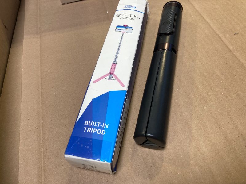 Photo 1 of Selfie Stick Tripod with Remote Aluminum Alloy Phone Tripod Bluetooth Remote and 270°Rotation Stand Compatible with iPhone and Android Phone