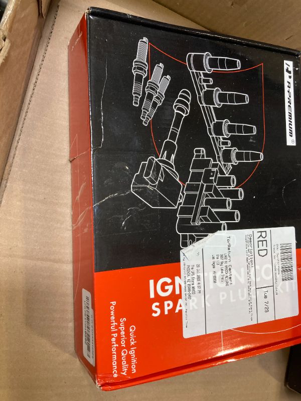 Photo 1 of A-Premium Set of 4 Ignition Coil Pack and Iridium Spark Plugs Compatible with Saab 2004-2011 9-3, 2010-2011 9-3X, 2.0L