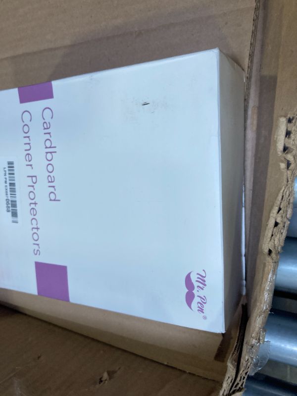 Photo 1 of Mr. Pen- Adjustable Cardboard Corner Protectors, Fits 1", 1.5" and 2.1" Frames, 40 Pack, Corner Protectors for Shipping, Cardboard Packing Corner, Packaging Edge Protector, Cardboard Shipping Corners
