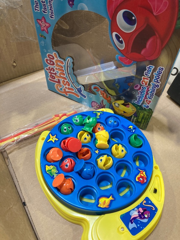 Photo 1 of Let's Go Fishin' Game by Pressman - The Original Fast-Action Fishing Game!, 1-4 players