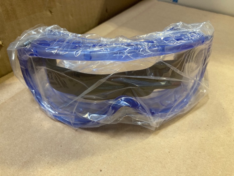 Photo 1 of Protective Safety Goggles Anti-Fog, Adjustable Chemical Splash Eye Protection Science Lab Goggles