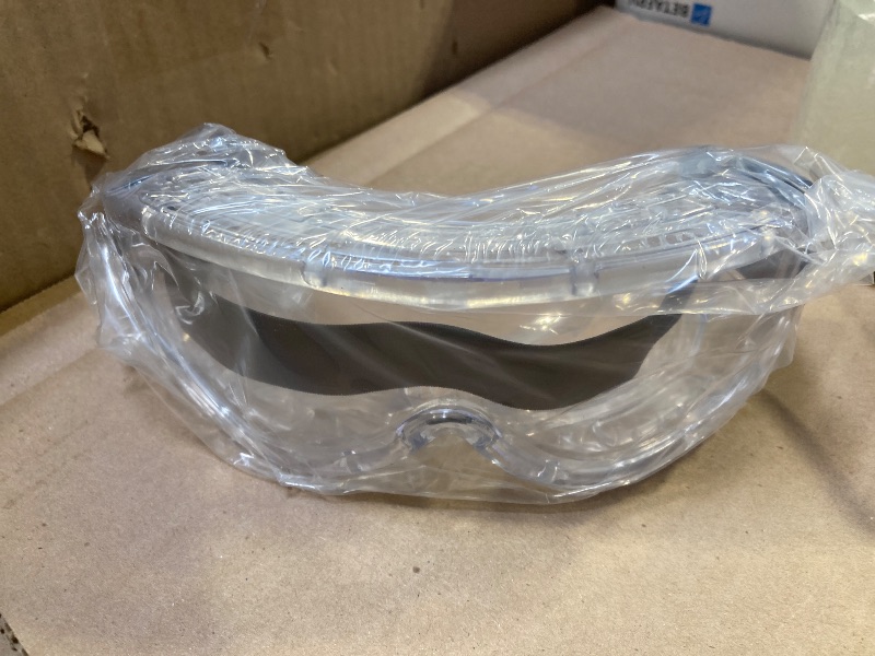 Photo 1 of  Protective Safety Goggles Anti-Fog, Adjustable Chemical Splash Eye Protection Science Lab Goggles