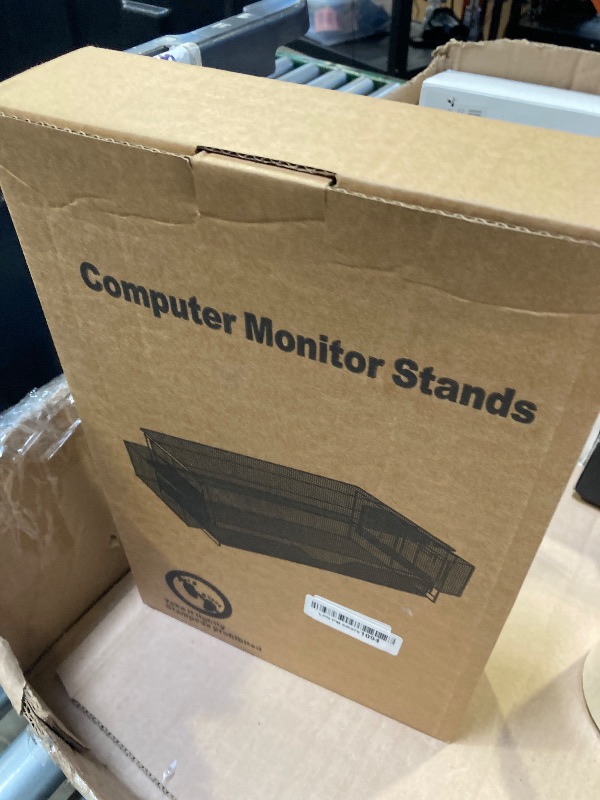 Photo 1 of AUPSEN Computer Monitor Stands Riser?2-Tier Desk Organizers and Accessories, Office Desk Accessories Organizer with Drawers and 2 Pen Holder for Office Supplies (Purple)