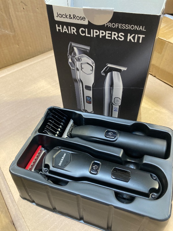Photo 1 of Jack & Rose Clippers and Trimmers Set, Cordless Hair Clippers for Men, Barber Clippers Set