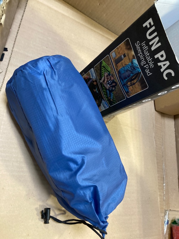 Photo 1 of Yuzonc Camping Sleeping Pad, Ultralight Camping Mat with Pillow Built-in Foot Pump Inflatable Sleeping Pads Compact for Camping Backpacking Hiking Traveling Tent