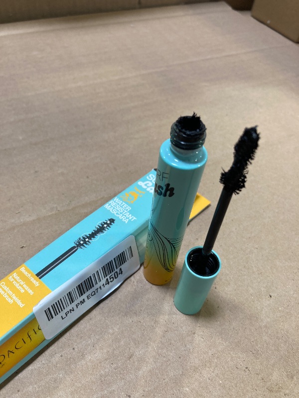 Photo 1 of Pacifica Mascara – Surf Lash Eyelash Mascara, Water-Resistant Lash-Defining Formula with Jojoba Oil & Vegan Pectin for Long, Full Lashes, Unique Half-Pipe Twisted Wand, Vegan & Cruelty-Free