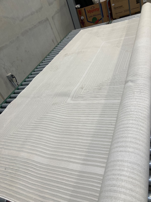 Photo 1 of Calvin Klein Area Rugs Calvin Klein CK024 Irradiant 9' x 12' Ivory Modern Indoor Rug 099446129604 at David's Interiors