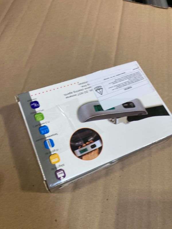 Photo 1 of Luggage Scale, Digital Portable Handheld Suitcase, Travel Hanging Baggage with Backlit LCD Display, 50kg/110Pounds