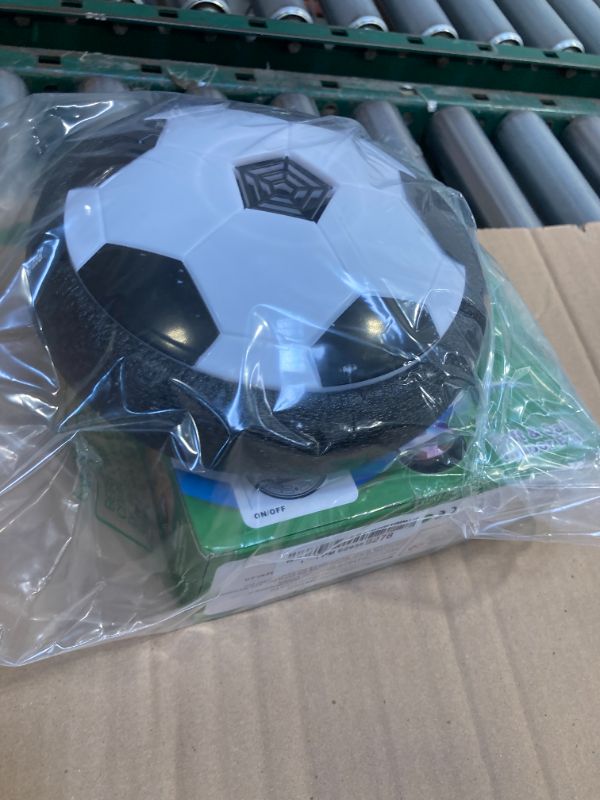 Photo 1 of 2 Pack Hover Soccer Ball with 8 Pcs Batteries, Air Floating Soccer Toy with LED Lights and Foam Bumper, Indoor Games for Kids 4-8-12, Toys Gifts for 3 4 5 6 7 8 9 Year Old Boys Girls