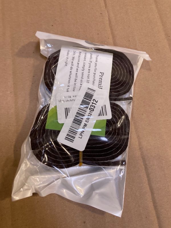 Photo 1 of Felt Strip Rolls, 2x 60 Inch Brown Felt Tapes with Adhesive Backing for Furniture