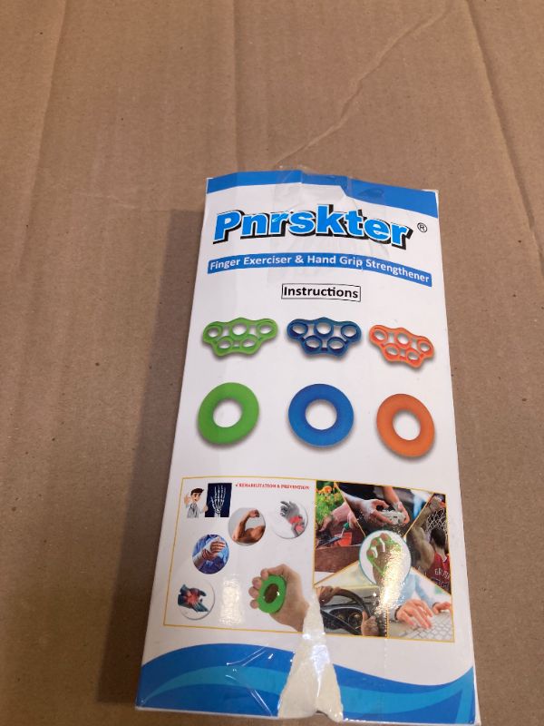 Photo 1 of Pnrskter Hand Grip Strengthener, Finger Exerciser, Grip Strength Trainer (6 PCS),New Material,Forearm Grip Workout, Finger Stretcher, Relieve Wrist Pain, Carpal Tunnel, Trigger Finger, Mallet Finger and More.