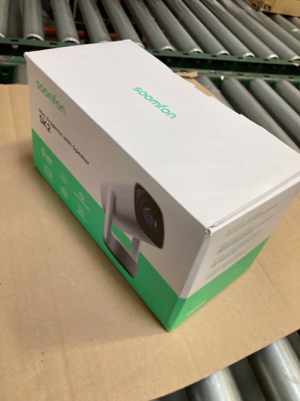 Photo 1 of Mini Projector with WiFi and Bluetooth - SOOMFON 4K Support Video Projector with 6W Speaker, Portable Small Movie Projector 270° Rotatable Video Proyector for Bedroom/Wall/Home/iOS/Android/TV Stick