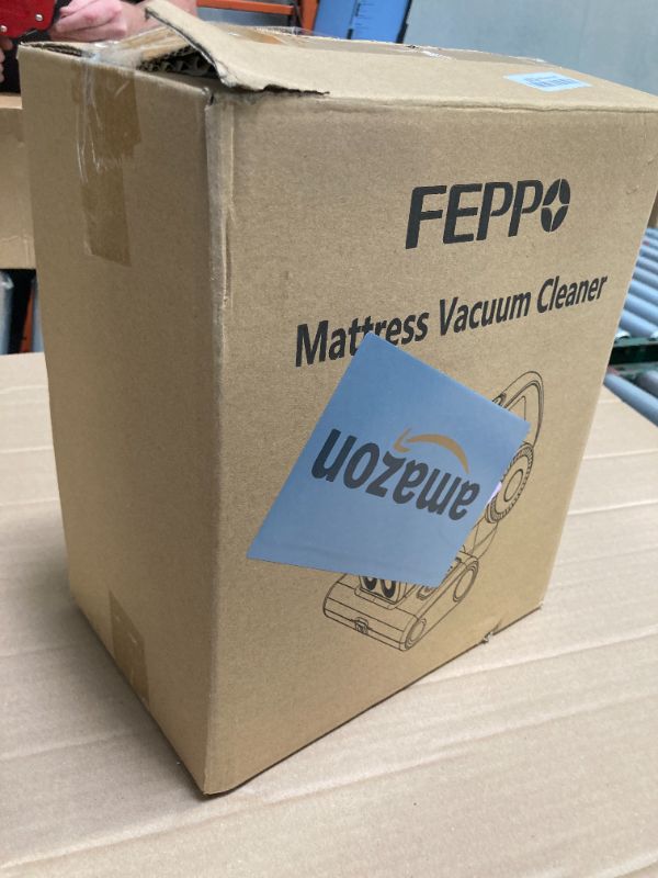 Photo 1 of FEPPO Mattress Vacuum Cleaner, 16Kpa Bed Vacuum Cleaner with 253.7nm UV-C Light, 140°F Heat, HEPA Filter & Ultrasonic, Versatile Handheld Vacuums for Bed, Sofa, Couch, Crib(Corded, 500W)