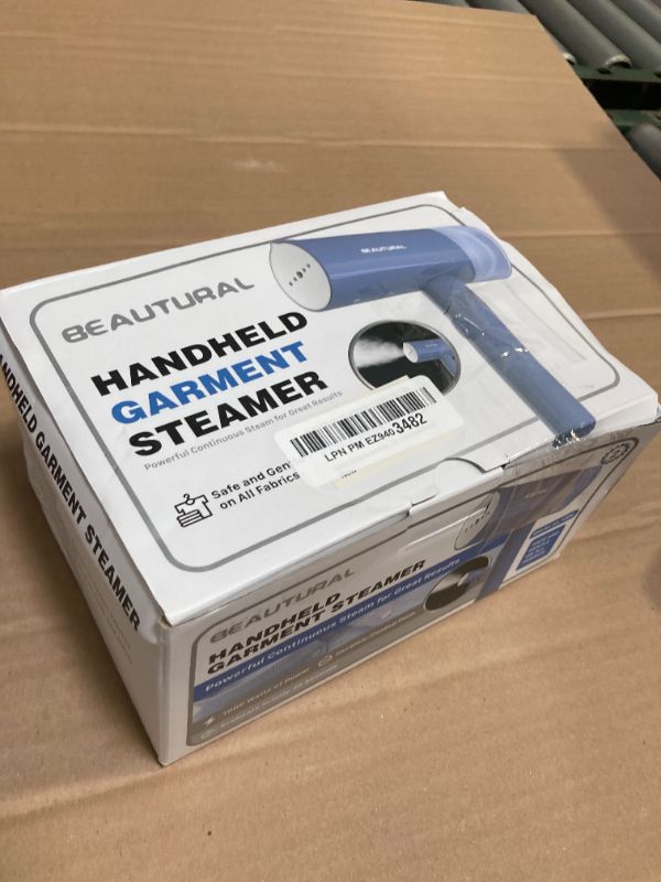 Photo 1 of BEAUTURAL Steamer for Clothes, Foldable Handheld Clothing Wrinkles Remover for Garments, 30-Second Fast Heat-up, Portable Fabric Steamer for 120V Countries, Not for Use in 220V Such as Europe