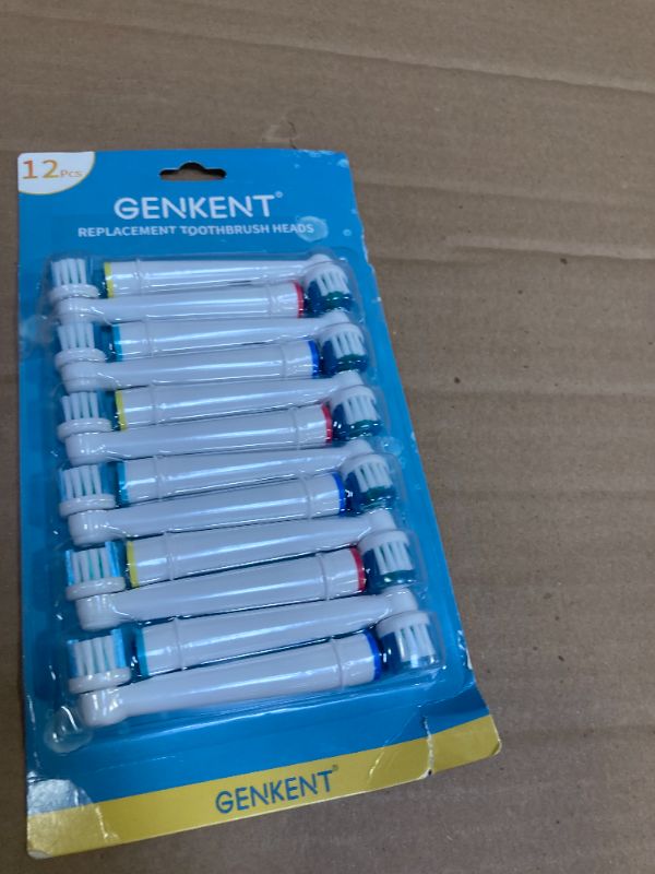 Photo 1 of Replacement Toothbrush Heads Compatible with Oral B Braun, 12 Pcs Professional Electric Toothbrush Brush Heads Compatible with Oral B Replacement Heads Refill 7000/Pro 1000/9600/500/3000