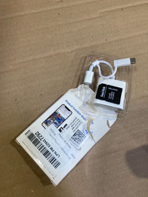 Photo 1 of SD Card Reader for iPhone iPad Camera,Dual Card Slot Memory Card Reader Supports SD and TF Card Trail Camera Viewer Sd Card Adapter Portable Micro Sd Card Reader No Application Required Plug and Play