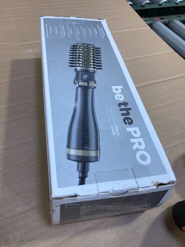 Photo 1 of INFINITIPRO BY CONAIR Hot Air Styling Brush Set with 2-Inch and 1.5-Inch Bristles