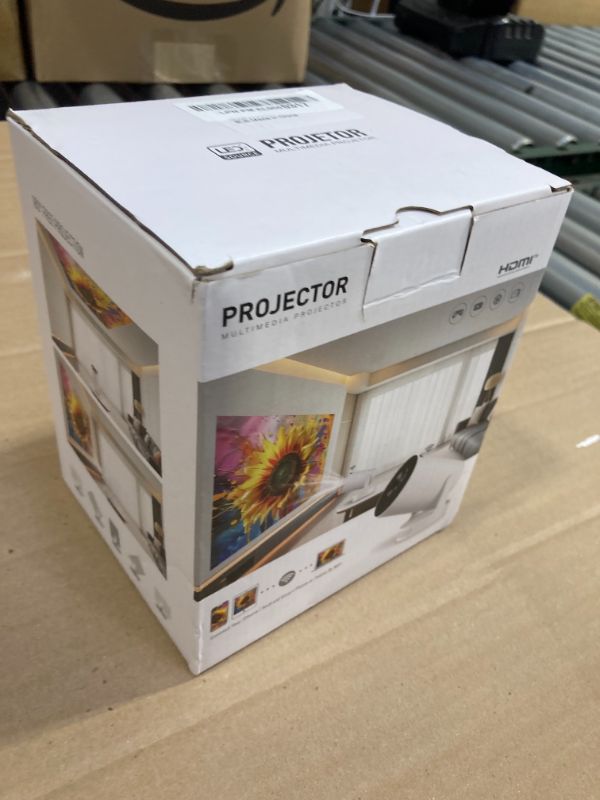 Photo 1 of Mini Portable Projector with 4K Support, Bluetooth 5.4 WIFI6, 5watt Sound Base Speaker, 160 ANSI, Android 11, 210° Rotation , Auto Keystone Correction Video Projector HY300 ULTRA