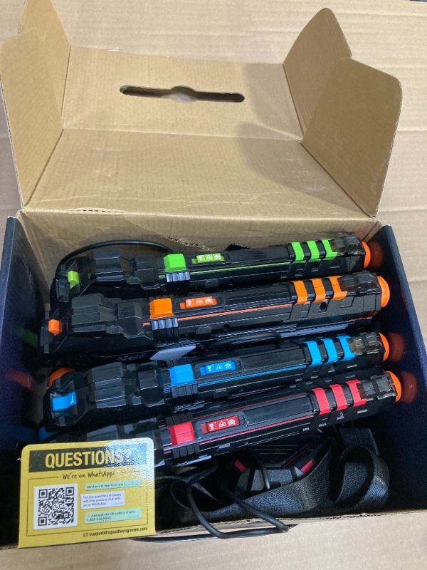 Photo 1 of Squad Hero Rechargeable Laser Tag for Kids, Teens & Adults - Boys Gifts - Blasters & Vest Sensors - Fun Ideas Age 8+ Year Old Toys - 4 Set - Lazer Teen Boy Game Boys & Girls Outdoor Teenage Activities