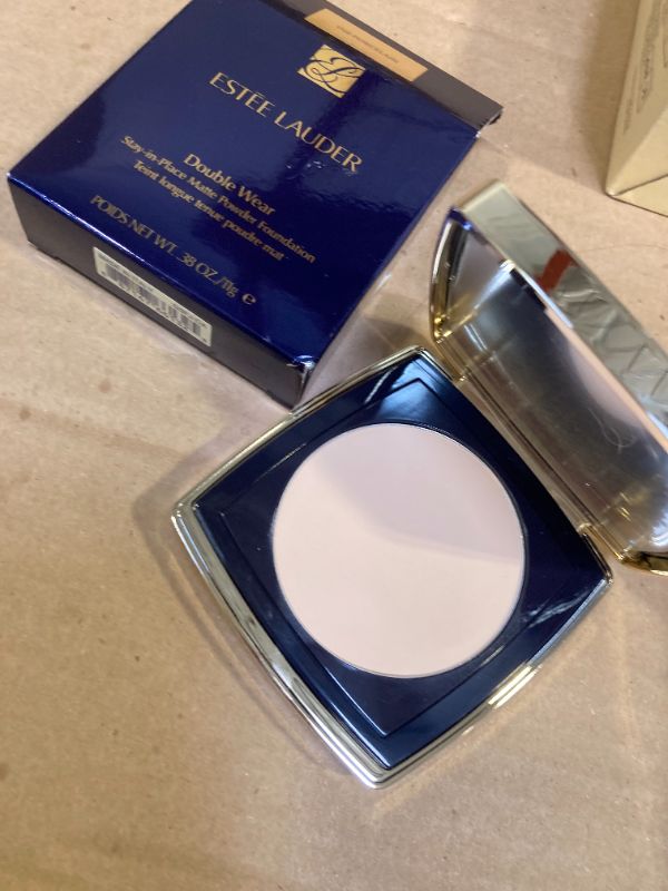 Photo 1 of Estée Lauder Double Wear 12-Hour Stay-in-Place Matte Powder Foundation | Controls Oil & Shine, 0.39 Ounce, 1N0 Porcelain