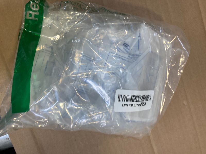 Photo 1 of Leviton 80301-SW 1-Gang Decora Plus Wallplate Screwless Snap-On Mount (10 Pack, White)