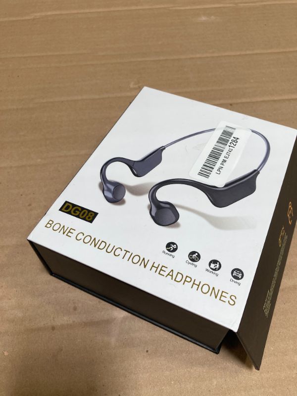 Photo 1 of KualaLup Bone Conduction Headphones Bluetooth, Open Ear Headphones Wireless Bluetooth with 6-10H Long Life Dark Blue