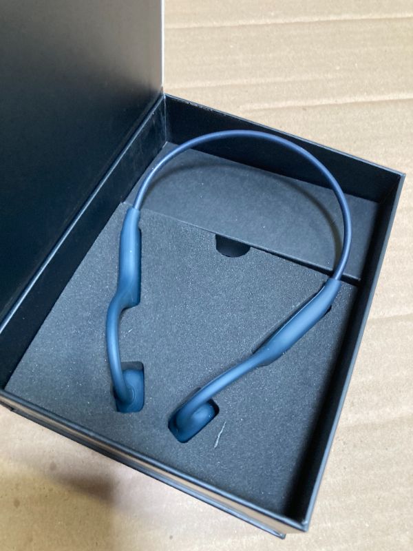 Photo 1 of KualaLup Bone Conduction Headphones Bluetooth, Open Ear Headphones Wireless Bluetooth with 6-10H Long Life Dark Blue