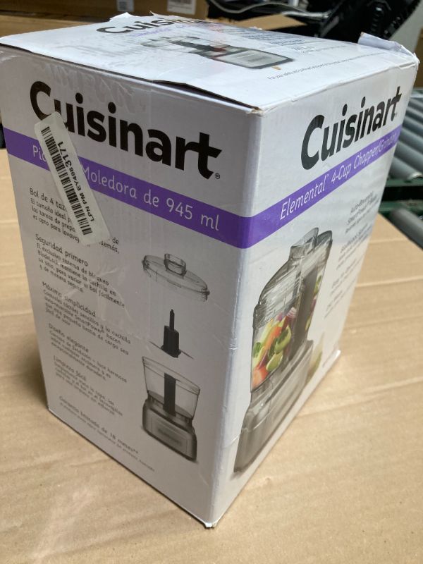 Photo 1 of Cuisinart ECH-4SV Elemental 4-C Chopper Grinder, Silver