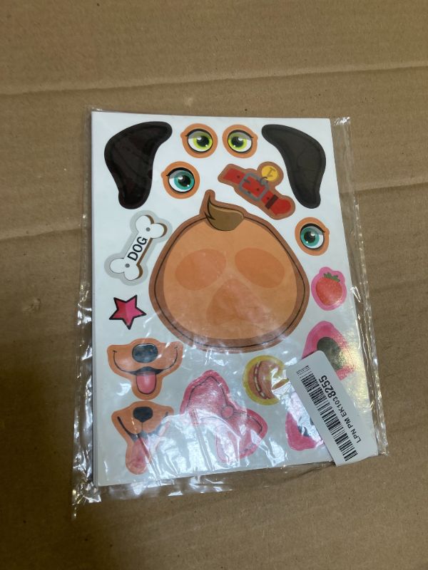 Photo 1 of 24 Sheets Dogs Make a Face Stickers Make You Own Dogs Stickers Animal Sticker for Kids, Birthday Gift Party Favors Supplies Teacher Art Craft, Games School Activity Reward
