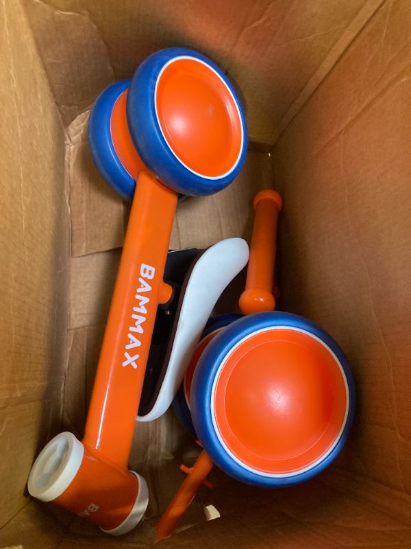 Photo 1 of BAMMAX Balance Bike for 1 Year Old, Riding Toys for 9-24 Months Boys Girls, No Pedal 4 Wheels Bicycle, First Birthday Gift, Toddler Bike to Help Start Riding