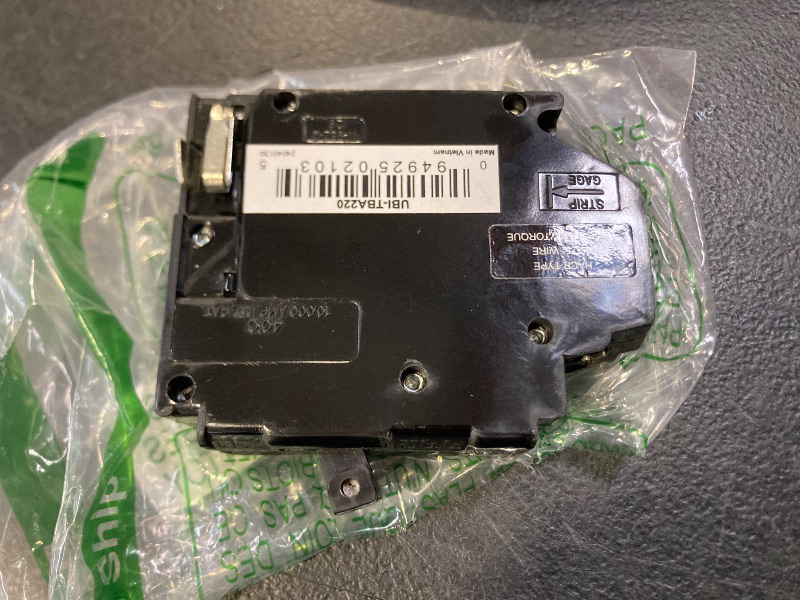Photo 1 of Connecticut Electric UBITB-A220 20 Amp New Challenger MH220 Type-A Replacement. Two Pole Clip Circuit Breaker Manufactured, Black