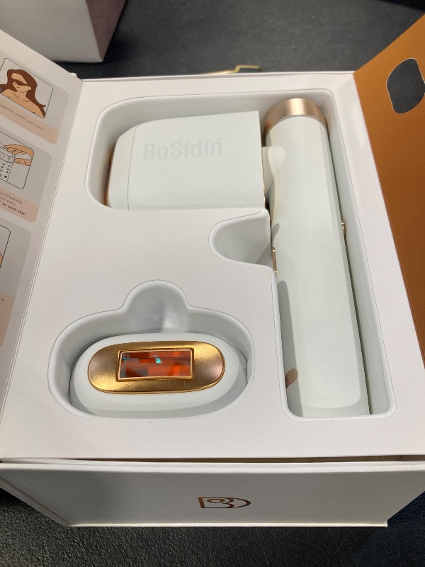 Photo 1 of Laser Hair Removal, BoSidin IPL Hair Removal with Painless Ice-Cooling, 2-in-1 Face SR Rejuvenation, 6+1 Modes, 6 Levels Hair Removal for Women Permanent, Laser Hair Removal Kit with Shaver, Goggles