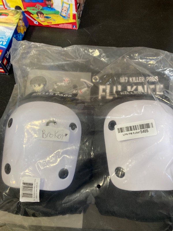 Photo 1 of 187 Killer Pads Fly Knee Pad, Grey/White, X-Large