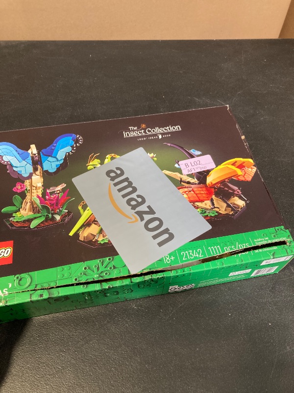 Photo 1 of LEGO Ideas The Insect Collection, Fun Gift for Nature Lovers, with Life-Size Blue Morpho Butterfly, Hercules Beetle and Chinese Mantis Display Models, Bug Building Set and Nature Décor, 21342