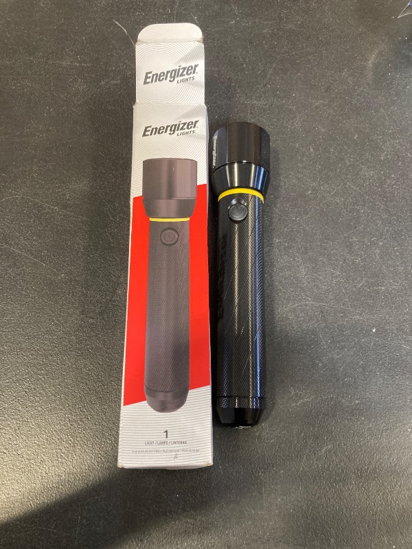Photo 1 of Energizer LED Flashlight Vision PRO, Ultra Bright 1000+ Lumens, IPX4 Water Resistant, Aircraft-Grade Aluminum LED Light, Rugged Metal Flash Light for Outdoors, Emergency Power Outage, Black