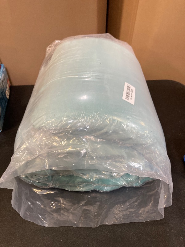 Photo 1 of HOMBYS Memory Foam Camping Mattress for Outdoor Sleeping, 3" Thick Roll Up Porable Camping Mattress Pad Mat for Travel Truck Bed Tent (Blue, Kids-62"x26"x3")