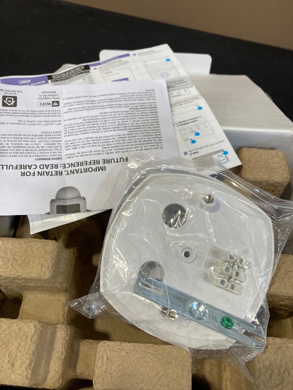 Photo 1 of Feit Electric SEC5000/CAM/WIFI Outdoor LED Smart Security Camera with Motion Sensor, 2-Way Audio, 5000 Lumens Floodlight, Works with Alexa and Google Asst, Alarm, Hardwired, Updated Version of SEC3000