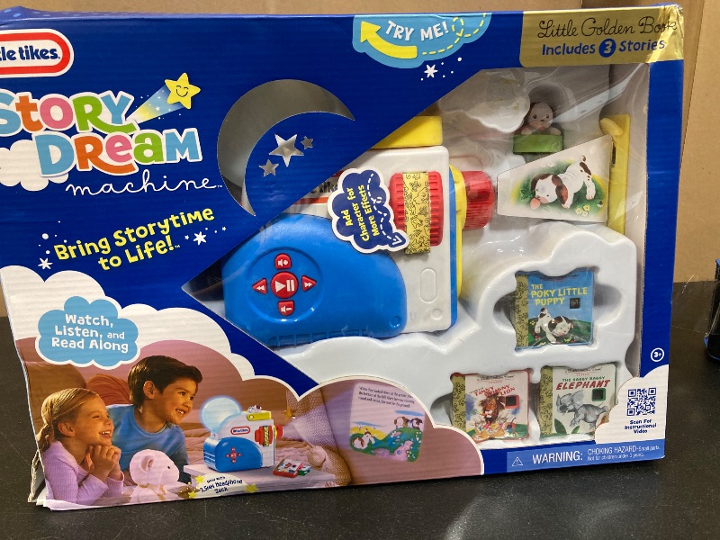 Photo 1 of Little Tikes Story Dream Machine Starter Set, Storytime, Books, Little Golden Book, Audio Play, The Poky Little Puppy Character, Nightlight, Toy Gift for Toddlers and Kids Girls Boys Ages 3+