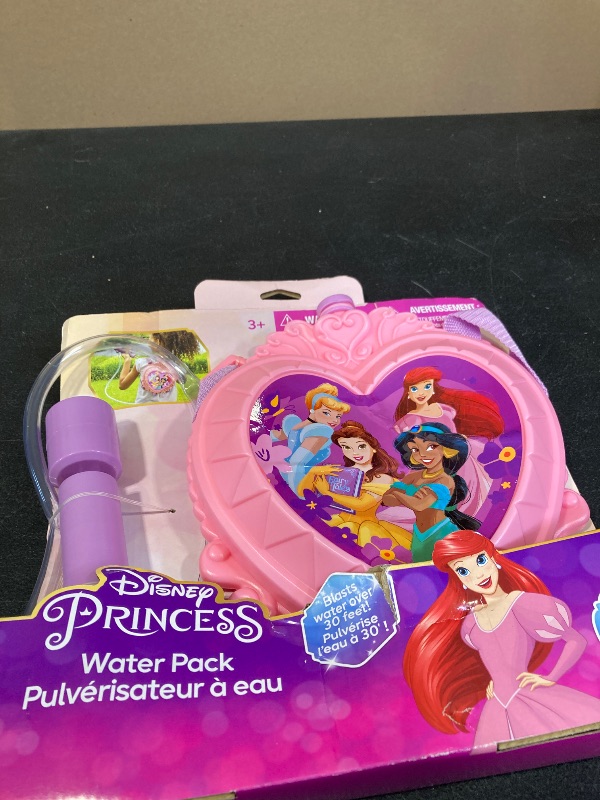 Photo 1 of Disney Princess Water Backpack Water Toy, Outdoor Water Blaster for Kids