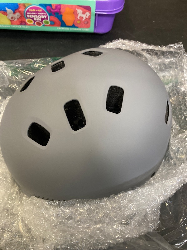 Photo 1 of OutdoorMaster Skateboard Cycling Helmet - Two Removable Liners Ventilation Multi-Sport Scooter Roller Skate Inline Skating for Kids, Youth & Adults - XS - Grey