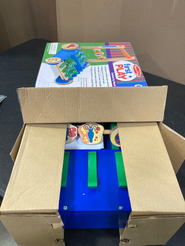 Photo 1 of Melissa & Doug Deluxe Chomp and Clack Alligator Wooden Push Toy and Activity Walker
