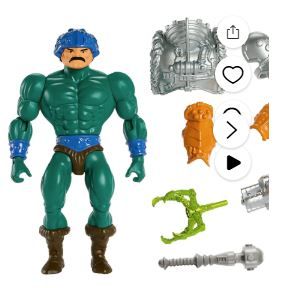 Photo 1 of Masters of the Universe Origins Serpent Claw Man-at-arms Action Figure & Accessory, Posable (5.5 inch)
